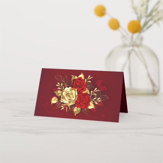 Drie juwelen Rozen Klantenkaartje (Achterkant)