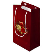 Drie juwelen Rozen Klein Cadeauzakje (Voorkant Gekanteld)