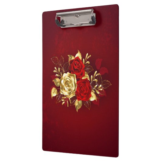 Drie juwelen Rozen Klembord (Links)