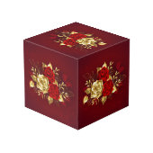 Drie juwelen Rozen Kubus (Achter hoekig)