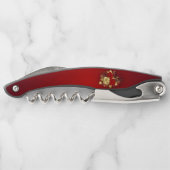 Drie juwelen Rozen Kurkentrekker (Achterkant)