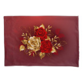 Drie juwelen Rozen Kussensloop (Voorkant)