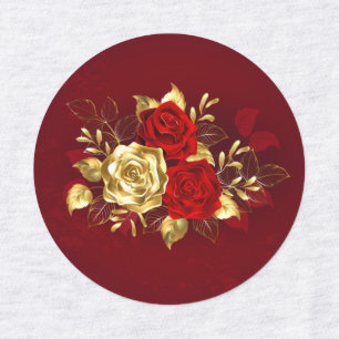 Drie juwelen Rozen Labels