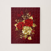 Drie juwelen Rozen Legpuzzel (Verticaal)