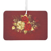 Drie juwelen Rozen Luchtverfrisser (Achterkant)