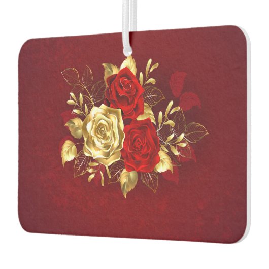 Drie juwelen Rozen Luchtverfrisser (Links)