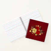Drie juwelen Rozen Notitieboek (Binnen)