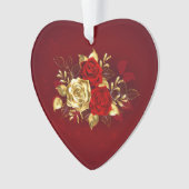 Drie juwelen Rozen Ornament (voorkant)