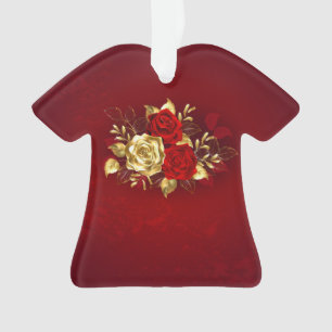 Drie juwelen Rozen Ornament