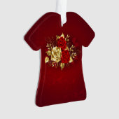 Drie juwelen Rozen Ornament (voorkant)