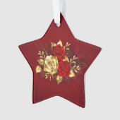 Drie juwelen Rozen Ornament (voorkant)