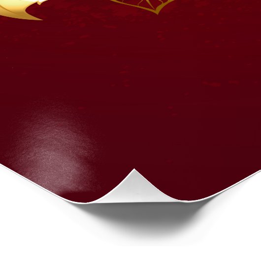 Drie juwelen Rozen Perfect Poster (Hoek)