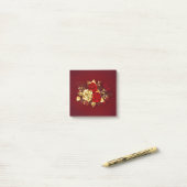 Drie juwelen Rozen Post-it® Notes (Op bureau)