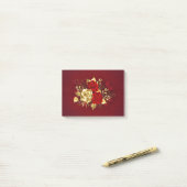 Drie juwelen Rozen Post-it® Notes (Op bureau)