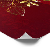 Drie juwelen Rozen Poster (Hoek)