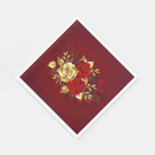 Drie juwelen Rozen Servet (Hoek)