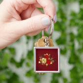 Drie juwelen Rozen Sleutelhanger (Hand)