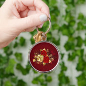 Drie juwelen Rozen Sleutelhanger (Hand)