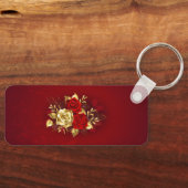 Drie juwelen Rozen Sleutelhanger (Voorkant)