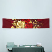 Drie juwelen Rozen Spandoek (Beurs)