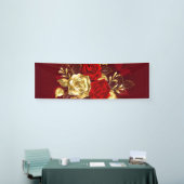 Drie juwelen Rozen Spandoek (Beurs)