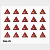 Drie juwelen Rozen Sticker (Vel)