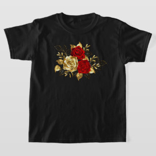 Drie juwelen Rozen T-shirt