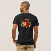 Drie juwelen Rozen T-shirt (Achterkant volledig)