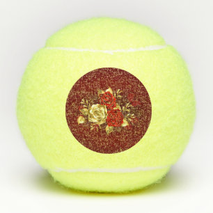 Drie juwelen Rozen Tennisballen