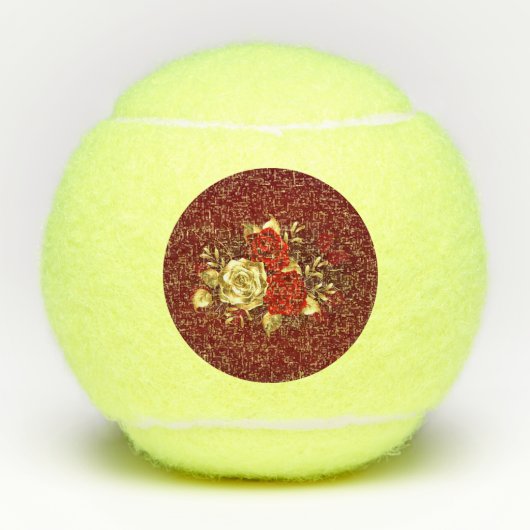 Drie juwelen Rozen Tennisballen (Voorkant)