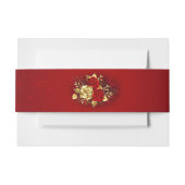 Drie juwelen Rozen Uitnodigingen Wikkel (Voorkant Voorbeeld)