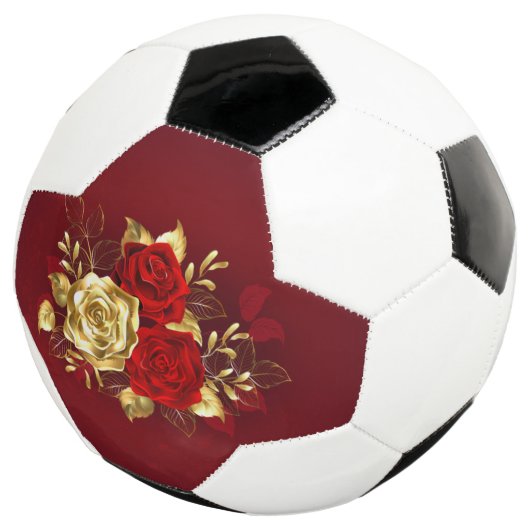 Drie juwelen Rozen Voetbal (Drie kwart)