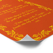 Drie Juwelen Toevlucht Gebed - Kinderversie Poster (Hoek)