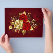 Drie juwelenrozen flyer (Hand)