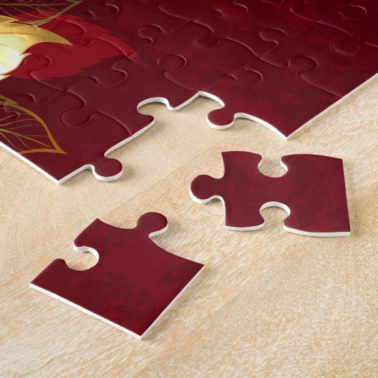 Drie juwelenrozen legpuzzel (Zijkant)