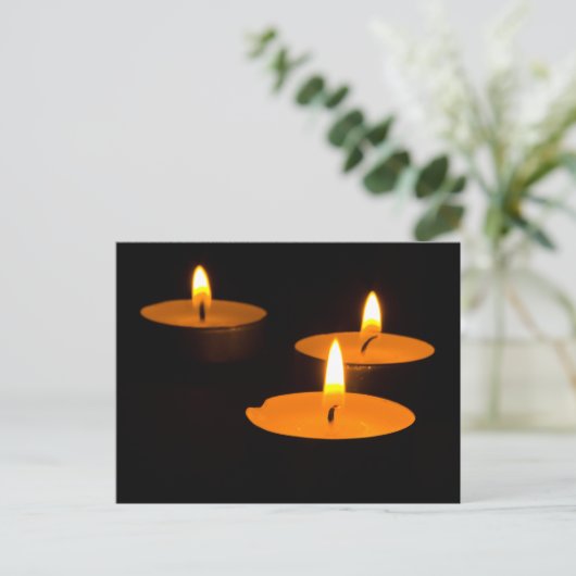 "Drie kaarsen" briefkaarten (Staand voorkant)