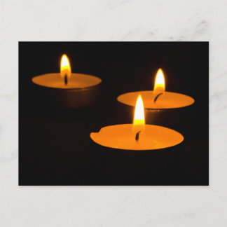 "Drie kaarsen" briefkaarten