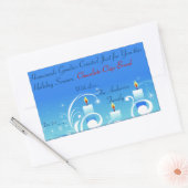 Drie kaarsen Homemade Gift Holiday Label (Envelop)