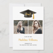 Drie Kaart van de Aankondiging van het Afstuderen  (Voorkant)