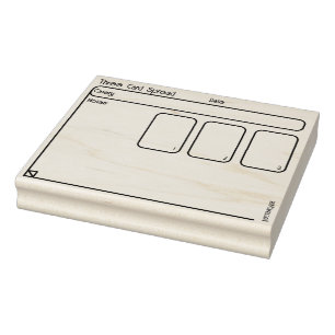 Drie Kaarten Tarot Spread Oracle Journal Documenta Rubberstempel