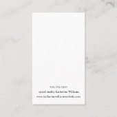 Drie Kaarten voor oorbaar beeldscherm | Zonnebloem Visitekaartje (Achterkant)