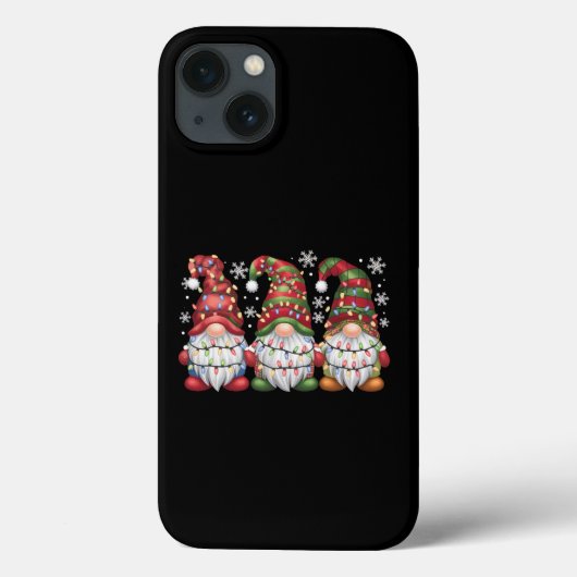 Drie Kabouters Buffalo Plaid Rode Kerst Case-Mate iPhone Case (Achterkant)