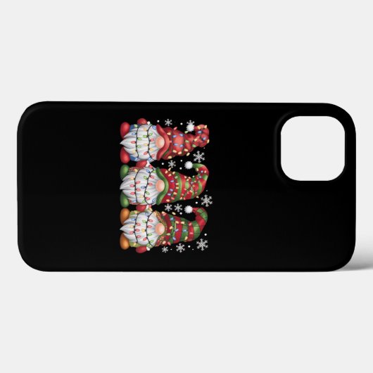 Drie Kabouters Buffalo Plaid Rode Kerst Case-Mate iPhone Case (Achterkant (horizontaal))