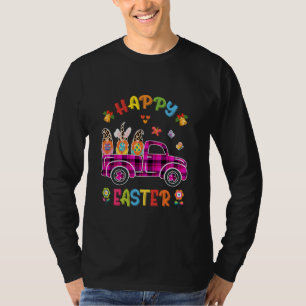 Drie kabouters die ei vasthouden Gelukkige Pasen D T-shirt
