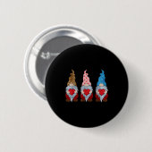 Drie kabouters die hart grappige Valentijnsdag Co Ronde Button 5,7 Cm (Voorkant /achterkant)