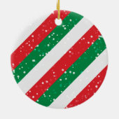 Drie kabouters Illustraties Vrolijk Kerstfeest Keramisch Ornament (Achterkant)