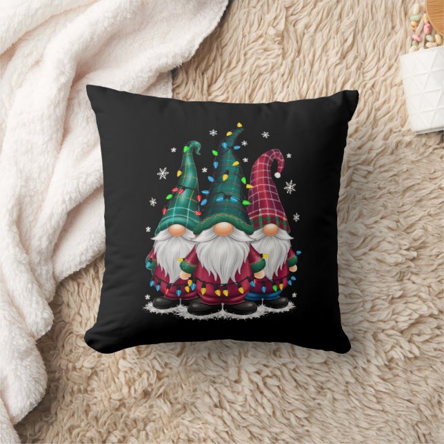 Drie Kabouters Kerstverlichting Kerstvakantie Kussen (Deken)