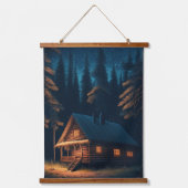 Drie kampeer scènes hangend wandkleed (Voorkant 2)