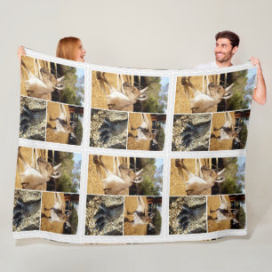 Drie Kangaroo Afbeeldingen collage, Lge Fleece Bla Deken