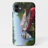 Drie kano's Case-Mate iPhone case (Achterkant)